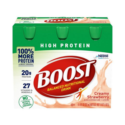 Nestle Healthcare Nutrition, High Protein Drink Creamy Strawberry, 8 Oz Nestle Healthcare Nutrition