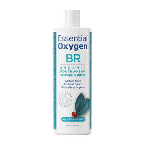 Essential Oxygen, Organic Brushing Rinse, Wintergreen 16 Oz Essential Oxygen