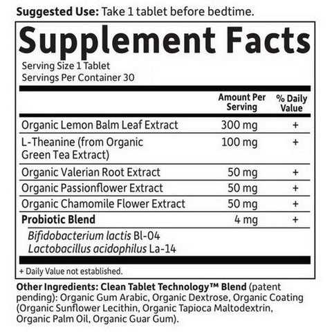 Garden of Life, Organics Sleep Well Rest & Refresh, 30 Vegan Tabs