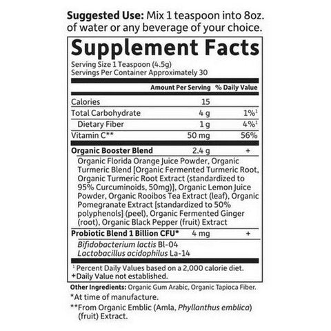 Garden of Life, Organics Turmeric Boost Powder, 4.76 Oz Garden of Life