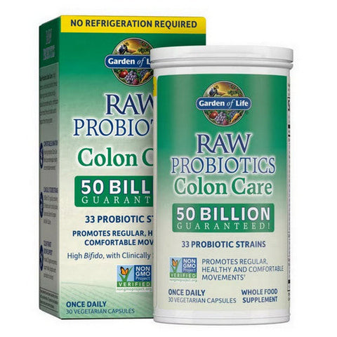 Garden of Life, Raw Probiotics Colon Care, 30 Caps Garden of Life