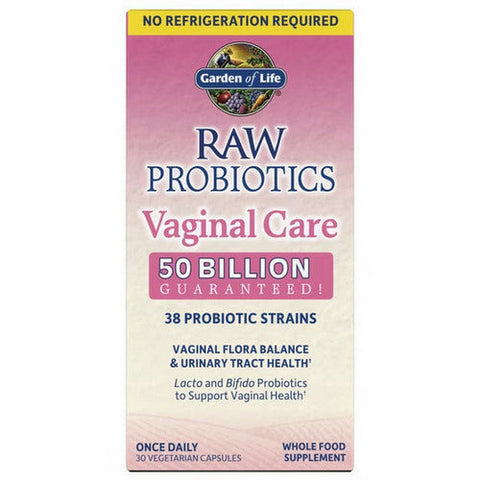 Garden of Life, Raw Probiotics Vaginal Care, 30 Caps Garden of Life