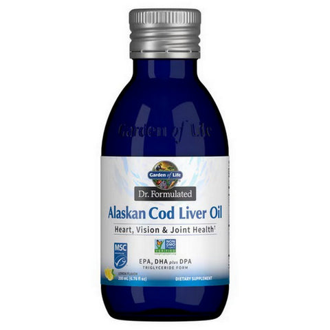 Garden of Life, Dr. Formulated Alaskan Cod Liver Oil Lemon, 6.76 Oz Garden of Life