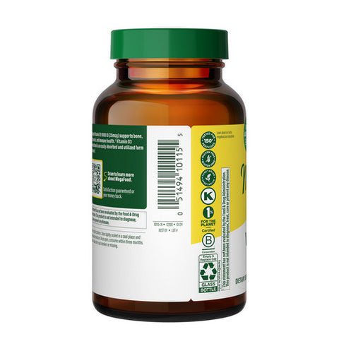 MegaFood, Vitamin D3, 1000 IU, 90 Tabs