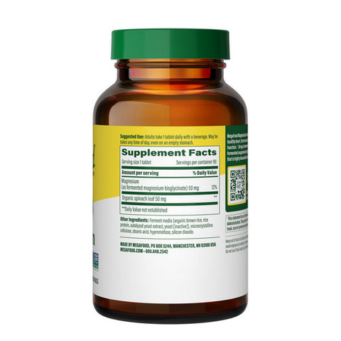 MegaFood, Magnesium, 90 Tabs