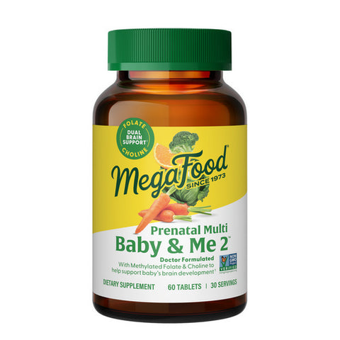 MegaFood, Baby And Me 2 Prenatal Multi, 60 Tabs MegaFood