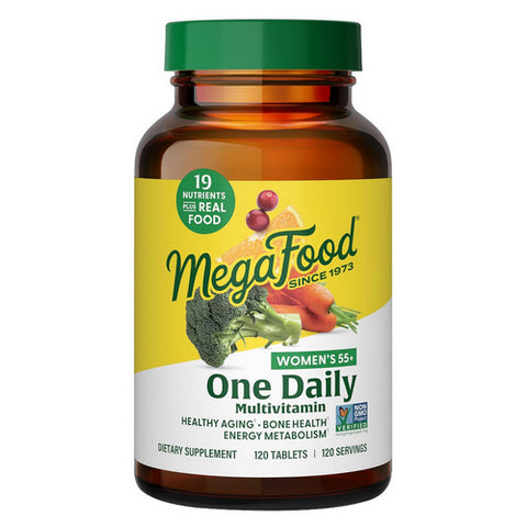 MegaFood, Women's 55+ One Daily Multivitamin, 120 Tabs MegaFood