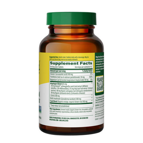 MegaFood, Adrenal Strength, 90 Tabs