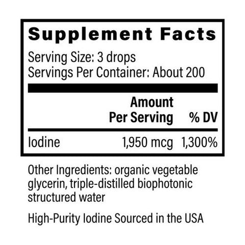 Global Healing Center, Detoxadine Nascent Iodine, 1 Oz Global Healing Center