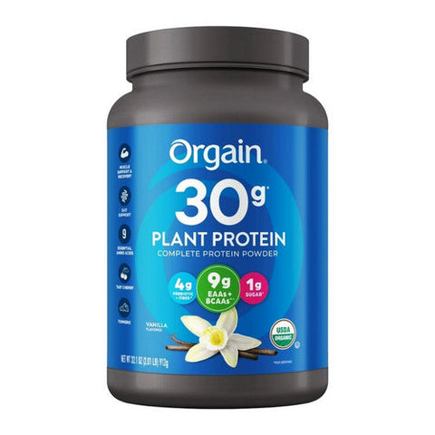 Orgain, Complete Plant Protein Powder Vanilla, 2.01 lbs Orgain