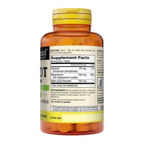 Mason, Beet Root with Magnesium, 100 Tabs Mason