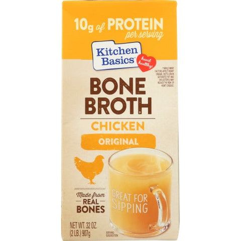 Kitchen Basics, Broth Bne Chkn, Case of 12 X 32 Oz Kitchen Basics