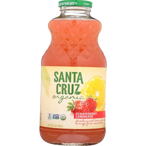 Santa Cruz, Juice Strwbrry Lemonade Org, Case of 12 X 32 Oz Santa Cruz