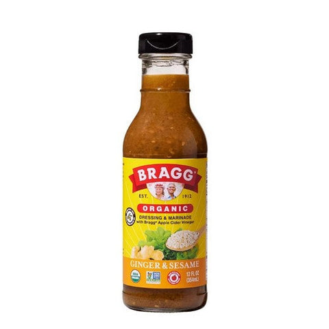Bragg, Organic Ginger And Sesame Dressing, 12 Oz(Case Of 6) Bragg