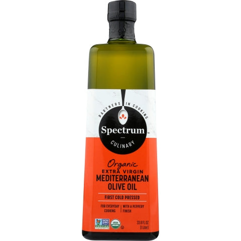 Spectrum Naturals, Oil Olive Xvrgn Mediterran Org, Case of 6 X 33.8 Oz