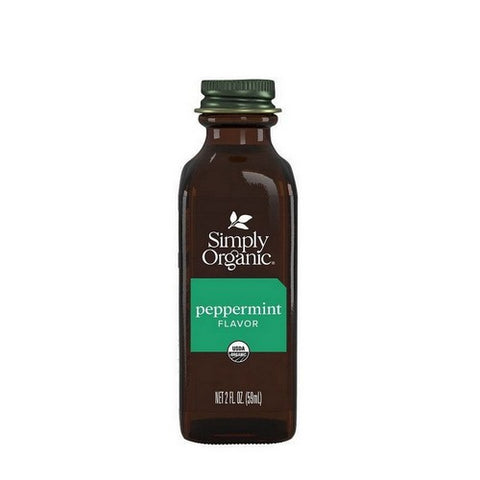 Simply Organic, Organic Peppermint Flavor, 2 Oz