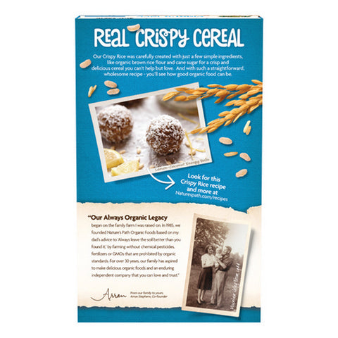 Natures Path, Organic Crispy Rice Cereal, 10 Oz(Case Of 12)