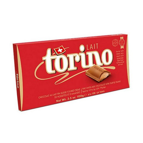 Torino Swiss Milk Chocolate Bar With Truffle Filling 3.5 Oz(Case Of 18) by Camille Bloch