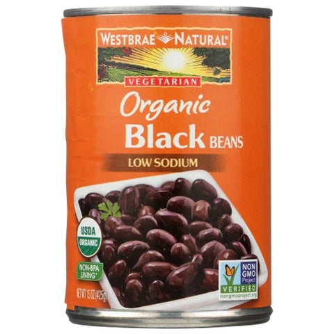 Westbrae, Bean Black Ff Org, Case of 12 X 15 Oz