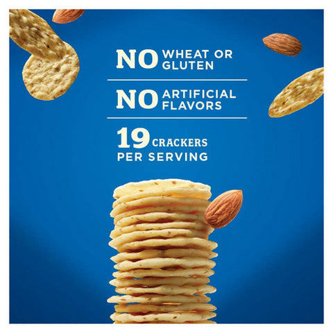 Blue Diamond, Almond Nut-Thins Rice Cracker Snacks with Almonds Original, 4.25 Oz(Case Of 12)