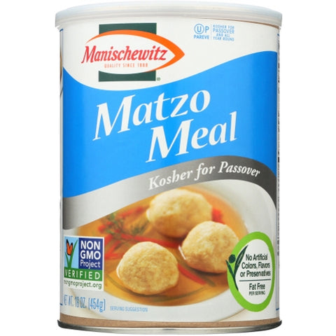 Manischewitz, Matzo Meal Passover Canis, Case of 12 X 16 Oz