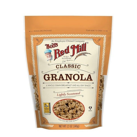 Bobs Red Mill, Natural Granola No Fat, 12 Oz(Case Of 4)