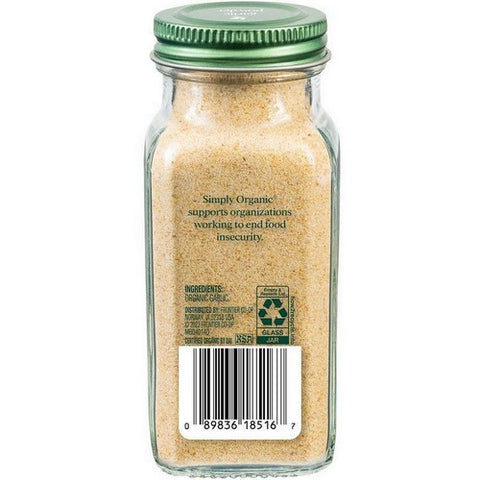 Simply Organic, Organic Garlic Powder, 3.64 Oz(Case Of 6)