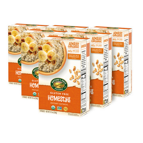 Natures Path, Organic Homestyle Instant Oatmeal, 11.3 Oz(Case Of 6)