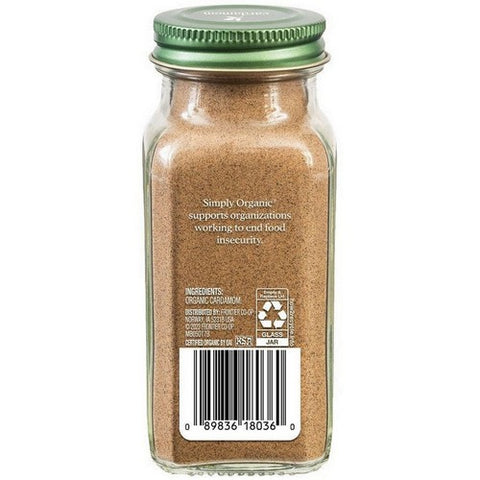 Simply Organic, Organic Cardamom Ground, 2.82 Oz(Case Of 6)