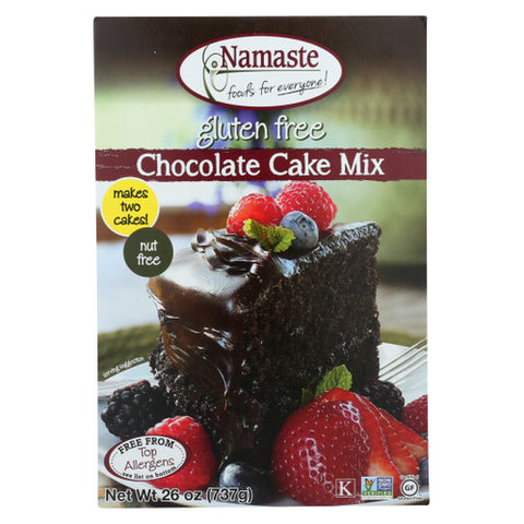Chocolat E Gluten Free Cake Mix Case of 6 X 26 Oz by Namaste Foods