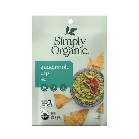 Simply Organic, Organic Guacamole Dip Mix, 0.8 Oz(Case Of 12)