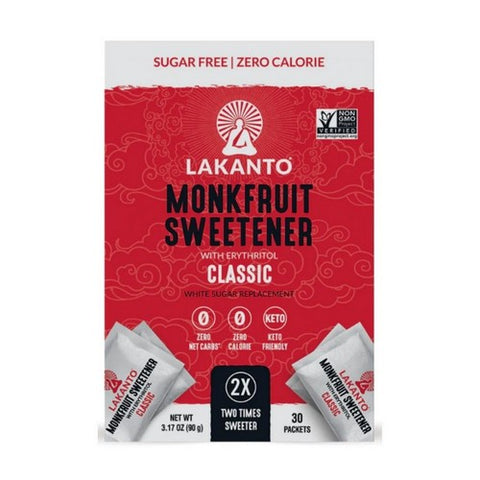 Lakanto, Monkfruit Sweetener Classic, 3.17 Oz(Case Of 8)
