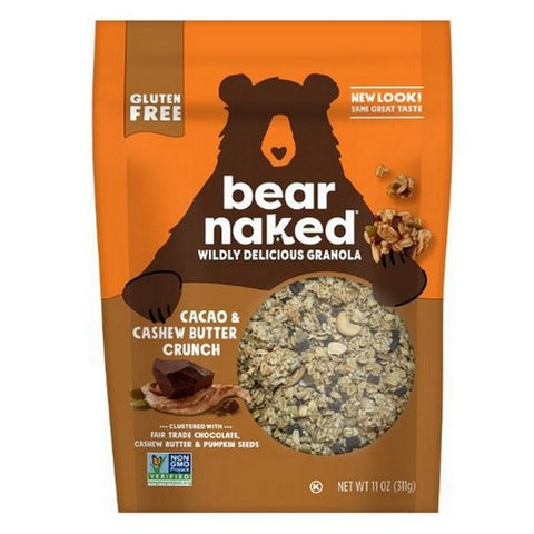 Bear Naked, Soft Baked Granola Cacao + Cashew Butter, 11 Oz(Case Of 6)