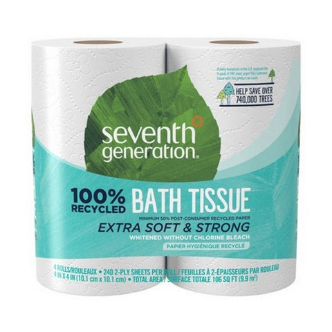 Seventh Generation, Bathroom Tissue 2-Ply White, 1 Count(Case Of 2)
