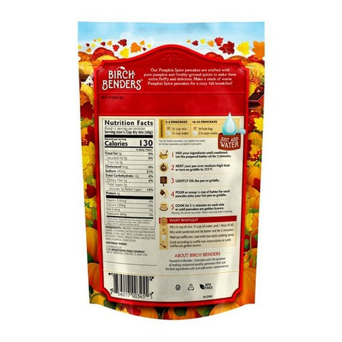 Birch Benders, Pancake And Waffle Mix Pumpkin Spice, 16 Oz(Case Of 6)