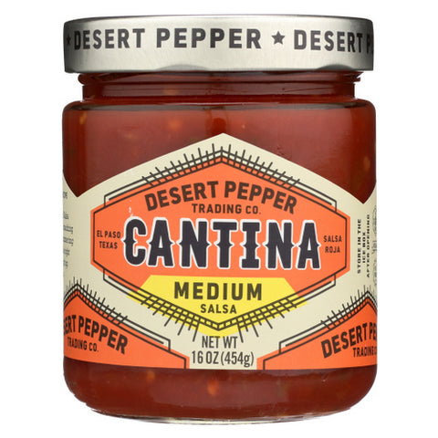 Cantin A Salsa  Medium Red Case of 6 X 16 Oz by Desert Pepper