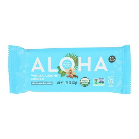 Aloha Bay, Bar Vanilla Almond, 1.9 Oz(Case Of 12)