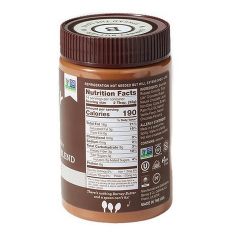 Barney Butter, Nut Butter Almond Chocola, 10 Oz(Case Of 6)
