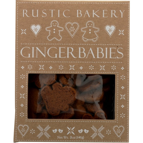 Rustic Bakery, Cookie Mini Gngrbrd Bby, 5 Oz(Case Of 12)