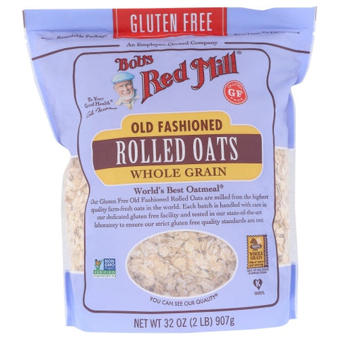 Bobs Red Mill, Old Fashioned Rolled Oats, 32 Oz(Case Of 4) Bobs Red Mill