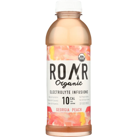 Roar Beverages, Bev Georgia Peach, Case of 12 X 18 Oz
