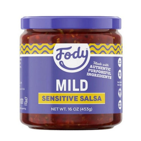 Fody Foods, Salsa Mild Low Fodmap, 16 Oz(Case Of 6) Fody Foods