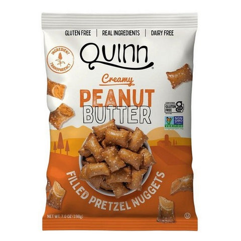 Quinn, Pretzel Nug Pnut Bttr Fld, 7 Oz(Case Of 8)