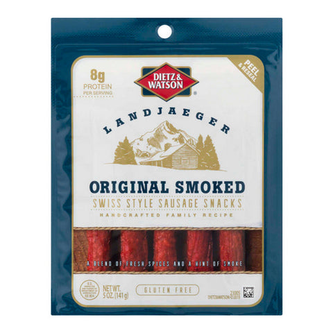 Dietz And Watson, Landjaeger, 5 Oz(Case Of 12)