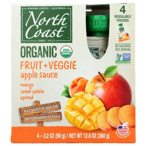 North Coast, Pouch Appl Swt Ptato Mngo, Case of 6 X 4 Each North Coast