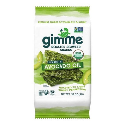 Gimme, Seaweed Snk Rstd Ss & Avo, 0.32 Oz(Case Of 12)
