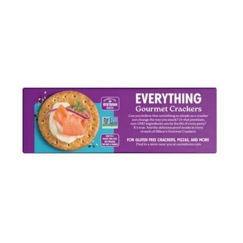 Milton's, Cracker Gourmet Everythng, 8.4 Oz(Case Of 8)