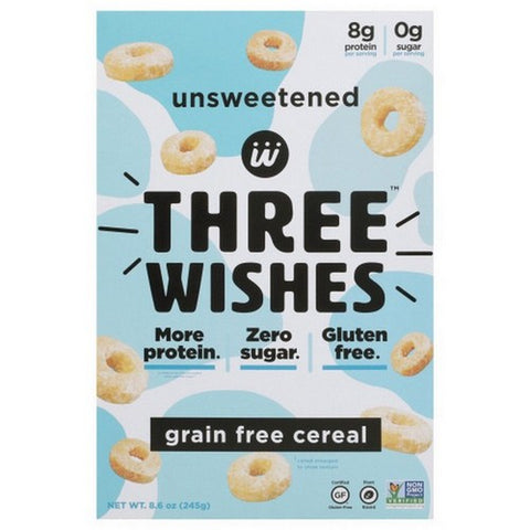 Three Wishes, Cereal Unswt Grain Free, 8.6 Oz(Case Of 6)