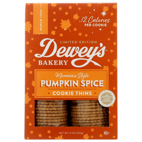 Deweys, Cookie Pumpkn Spice Mrvia, Case of 6 X 9 Oz