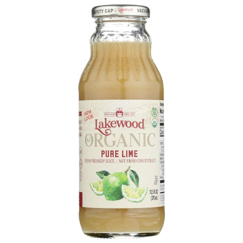 Juice Lime Pure Org Case of 12 X 12.5 Oz by Lakewood Organic